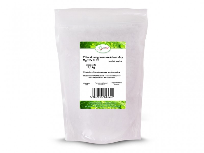 VIVIO Chlorek magnezu sześciowodny 2500g