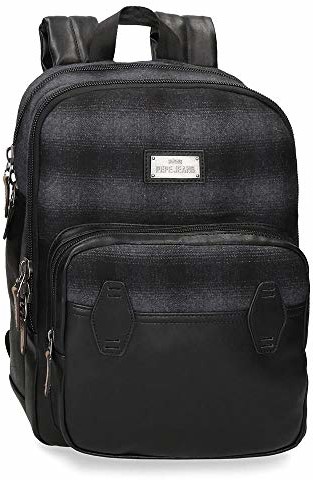 Pepe Jeans Pepe Jeans Scotch plecak na laptopa czarny 27 x 36 x 12 cm poliester i PU 13,3