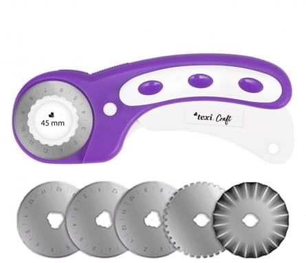 Texi 4106 Nóż krążkowy 45 mm, 5 wymiennych ostrzy w komplecie 4106