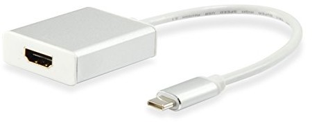 Equip USB typu C wtyczka do gniazda HDMI Adapter 0.15 m 133452