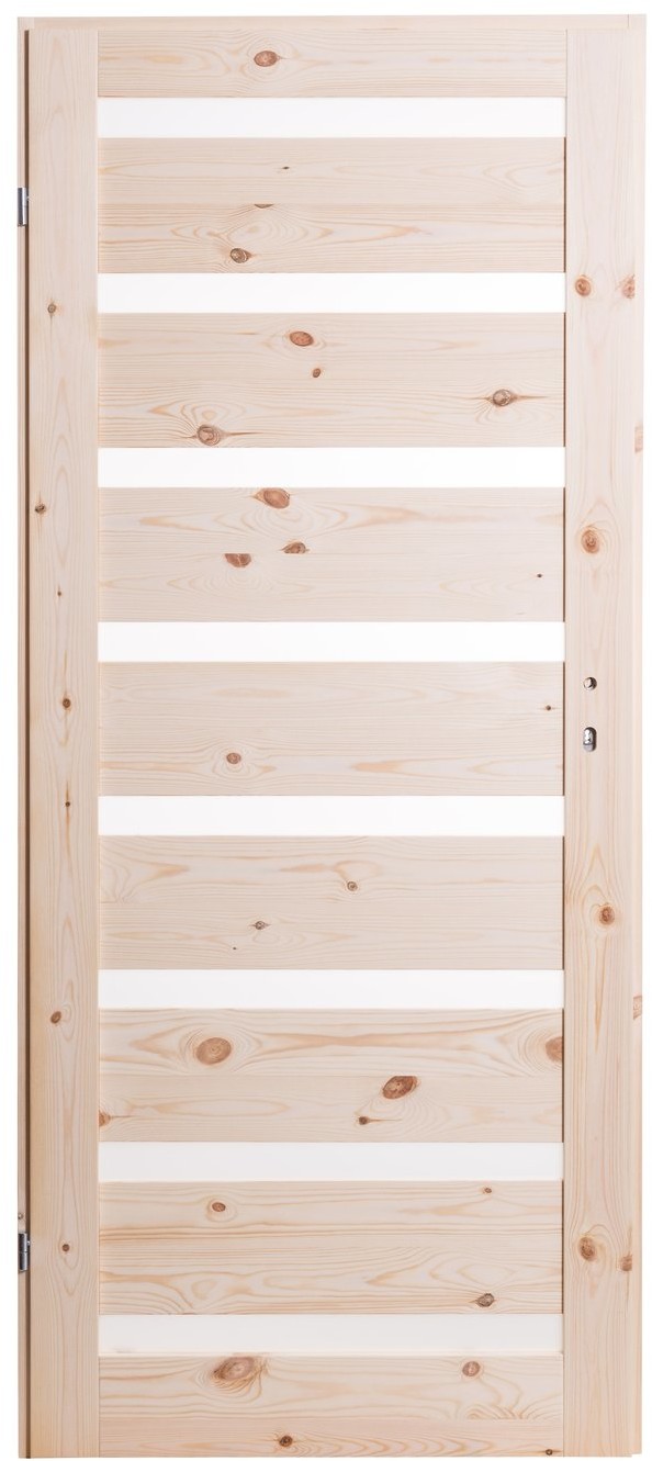 Kornik Kornik Skrzydło drzwiowe Oktawa z ościeżnicą sosna sęczna, pokojowe 80L