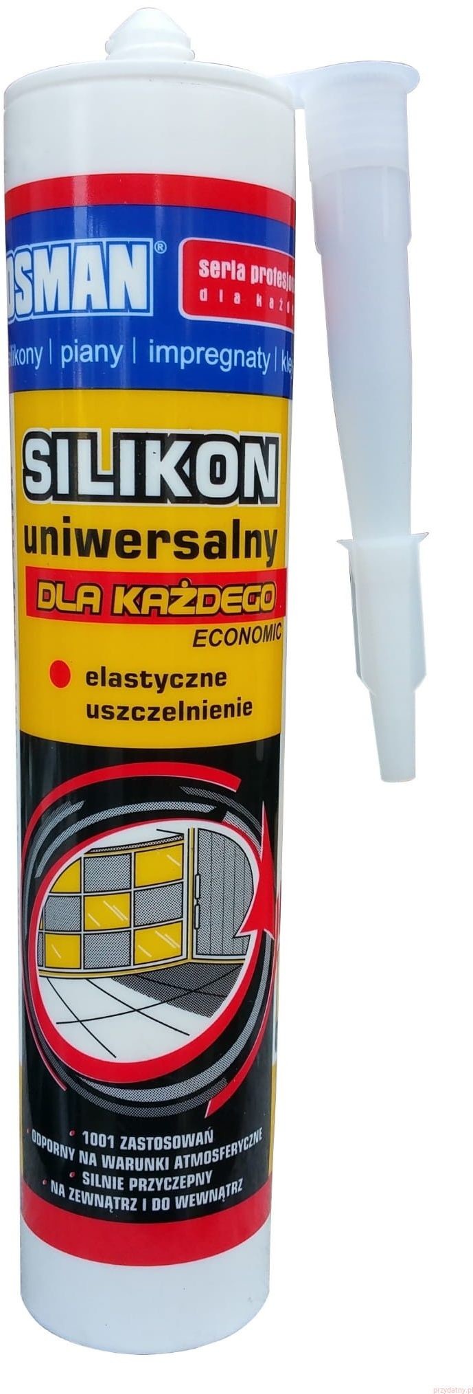Silpac Bosman BOSMAN uniwersalny biały 310ml BOSSIUNBI310