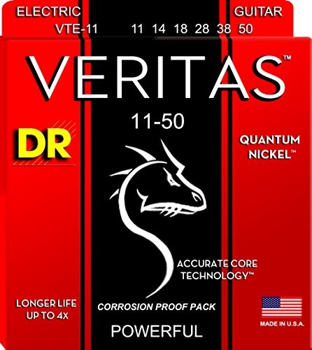 DR Struny Veritas z elektrycznym ciężkim A.T.C VTE-11