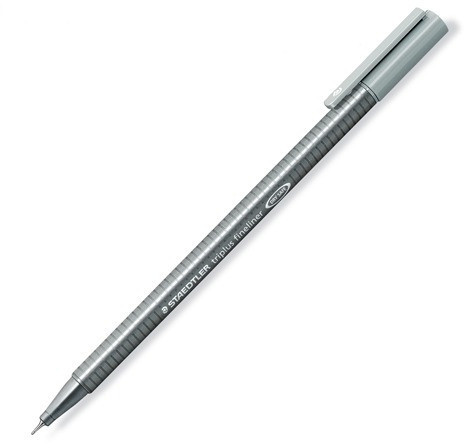 Staedtler Cienkopis Triplus Fineliner jasnoszary