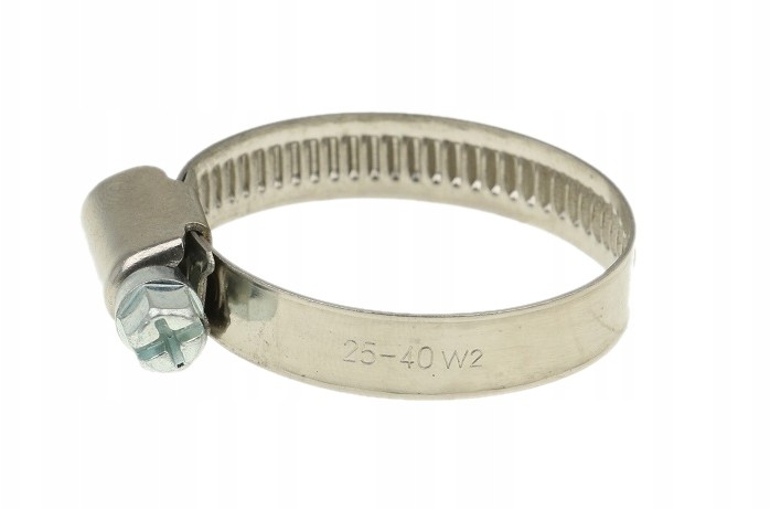 Opaska Zaciskowa Ślimakowa 25-40 mm Nierdzewna