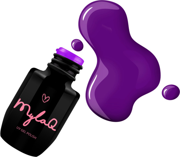 MyLaq Lakier Hybrydowy MylaQ My Violet Fantasy - 5 ml M072