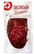 Auchan - Salami Hiszpańskie kiełbasa wieprzowa w przyprawac...
