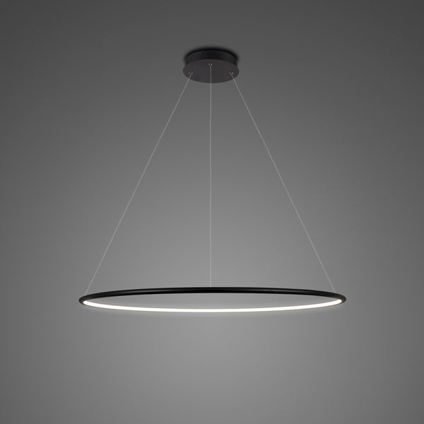 Altavola Design Lampa wisząca Nowoczesna lampa wisząca ledowa czarna Altavola Led shape okręgi ledowe LA073/P_60_in_4k_black_dimm LA073/P_60_in_4k_black_dimm