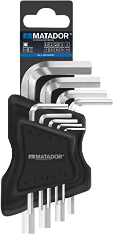 MATADOR Matador wkrętak kątowy, krótkie, monitora, z łbem sześciokątnym, 1,5  10 MM, 0440 9091