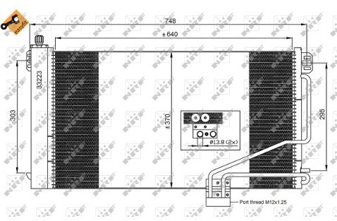 NRF Skraplacz, klimatyzacja 35535