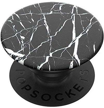 PopSockets wymienny wysuwany cokół i uchwyt do smartfonów i tabletów, czarny