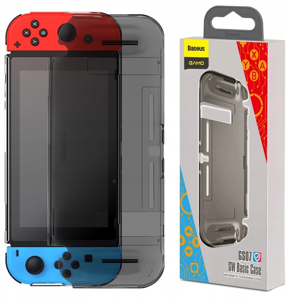 Baseus Baseus Etui Baseus GS07 do konsoli Nintendo Switch czarne 6953156223417
