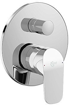 Ideal Standard Armatura/armatura ceraflex zestaw montażowy 2 | jednouchwytowa bateria kąpieli, armatura do montażu na ścianie kaseta o pojemności 163 MM, rozeta z tworzywa sztucznego i wykonany z metalu z dźwignią |