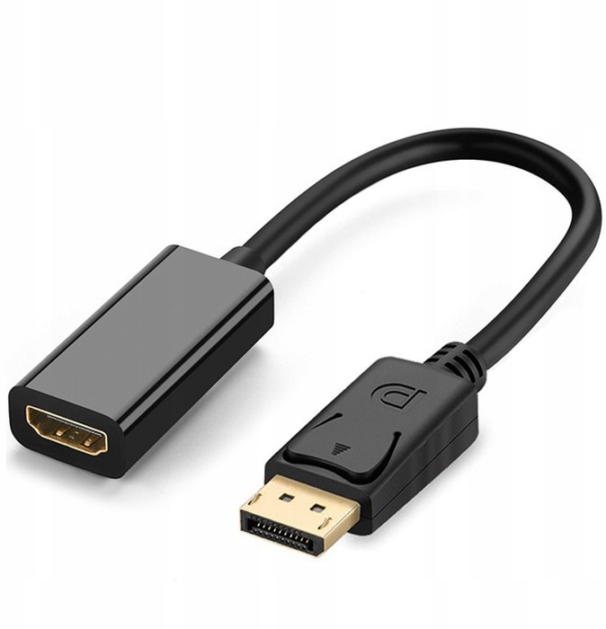 Adapter Kabel Przejściówka Display Port Dp do Hdmi