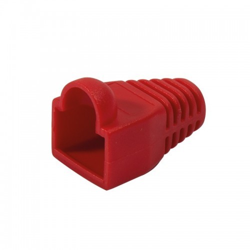 LogiLink Osłonki wtyku RJ45 100 szt. czerwone PVC 8P8C
