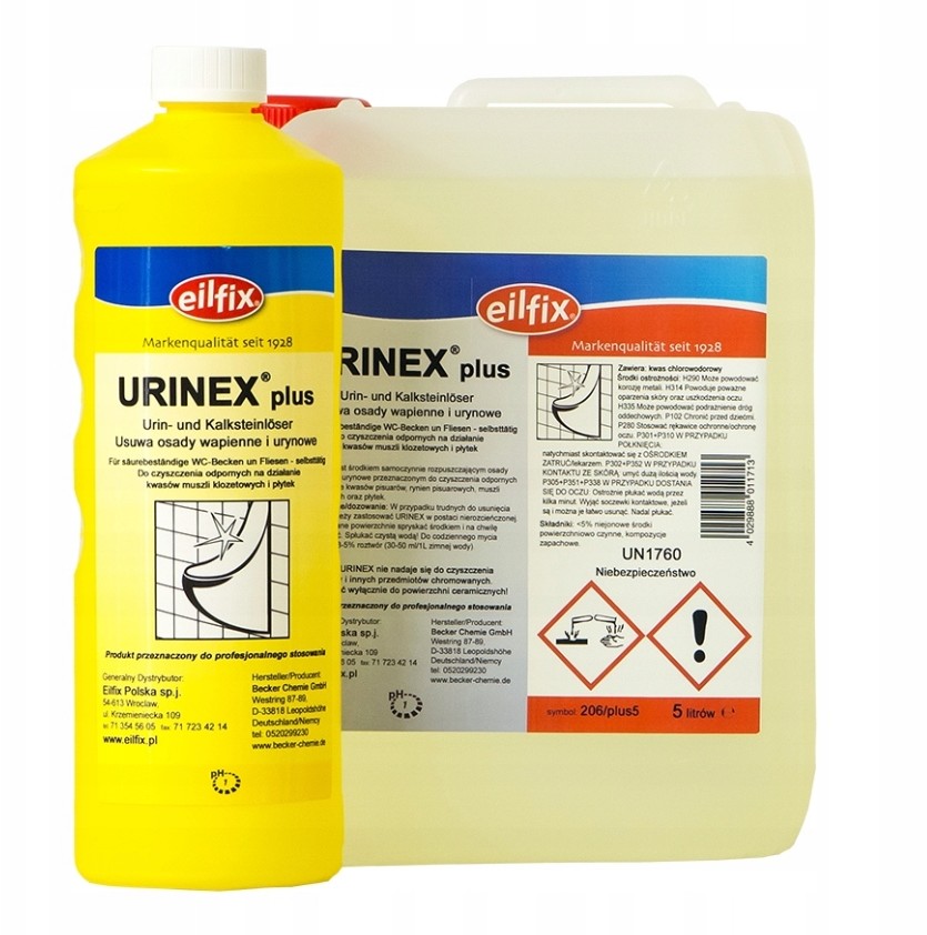 Eilfix Urinex plus do czyszczenia sanitariatów 10l