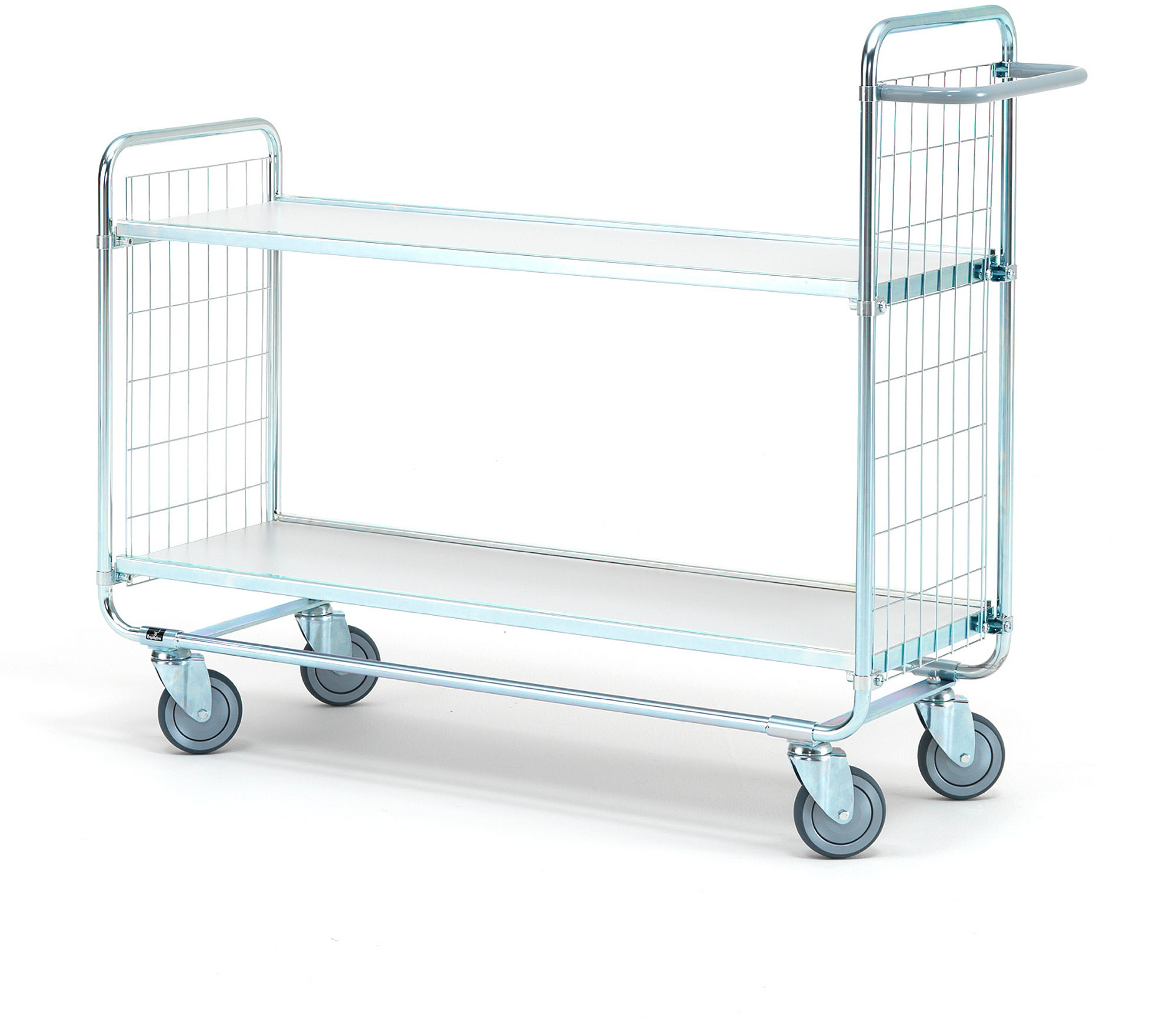 AJ Produkty Wózek z półkami, 2 półki, 200 kg, 1200x425x1100 mm