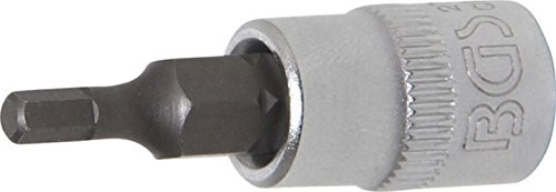 BGS wkładka bit, 6,3 MM, 1/4 cala, gwint wewnętrzny 6-kątne, 1/8 cala, 2741