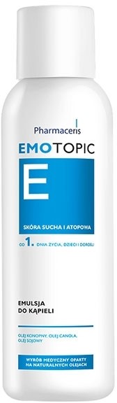 Dr Irena Eris Pharmaceris E EMOTOPIC emulsja do kąpieli 200ml + szampon kojący 125ml GRATIS