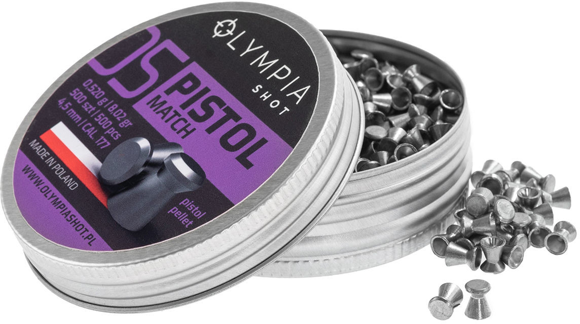Śrut Olympia Shot 4,5 mm Pistol Match - 500 szt.