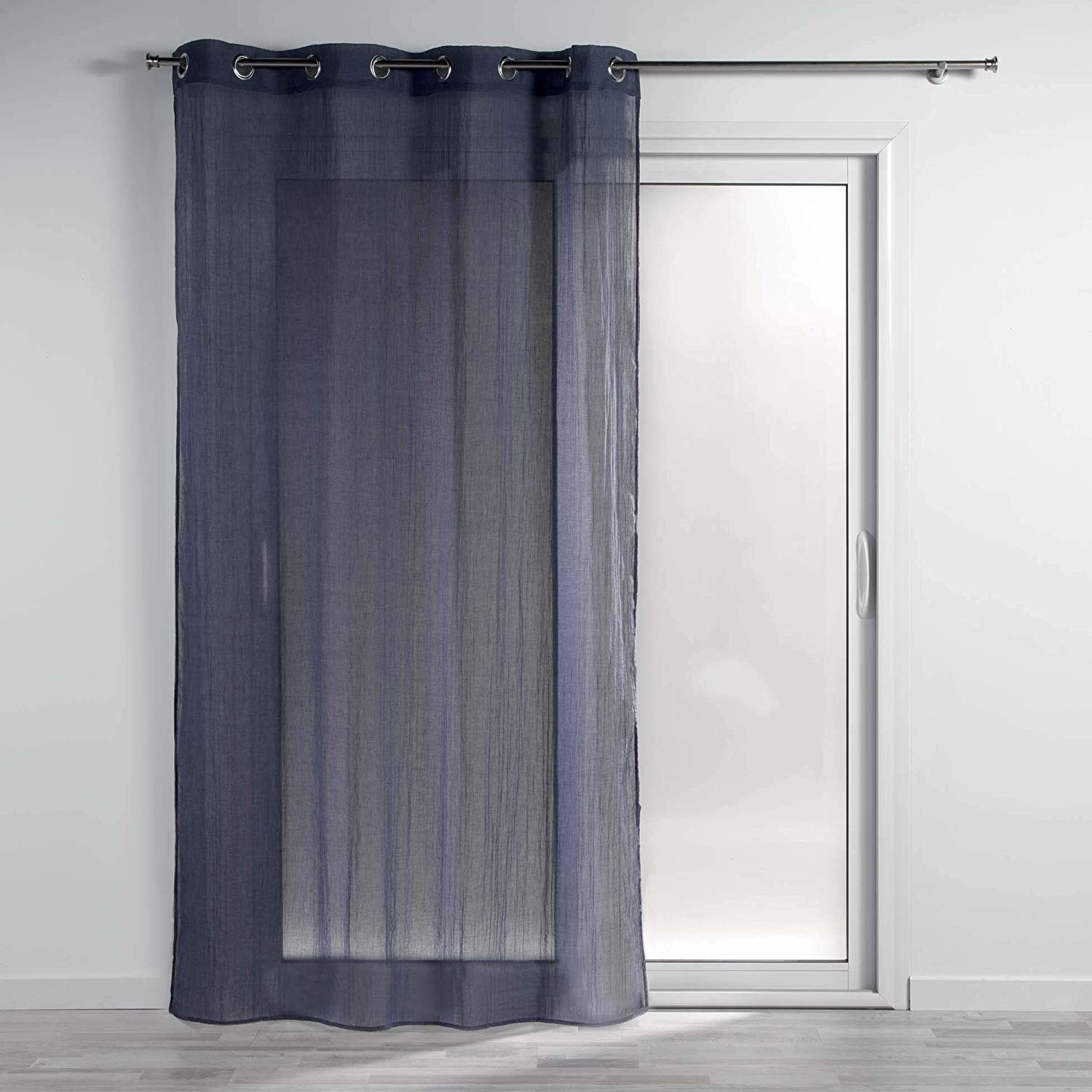 Douceur d'intérieur Douceur dintérieur Firana okienna MITSY NAVY BLUE 140 x 240 cm granatowa 1626477