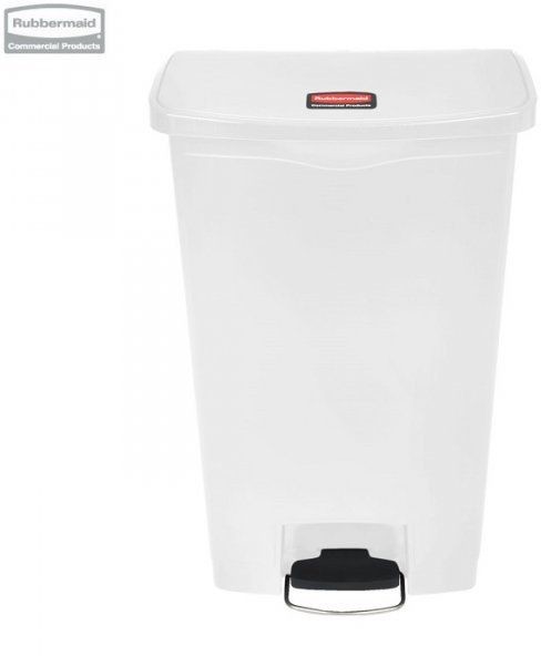 Rubbermaid Kosz Slim Jim Step-On 68L Resin Containers white 1883559