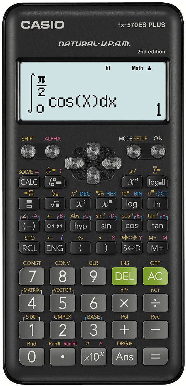 Casio Kalkulator FX-570ES PLUS-2 - naturalny zapis