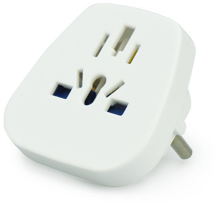 Przejściówka / adapter sieciowy AC (Wtyk PL - Gniazdo Uniwersalne)