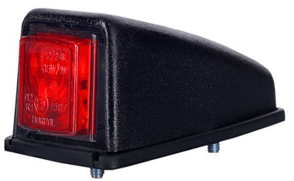 HORPOL Lampa LED obrysowa czerwona narożna (LD223)