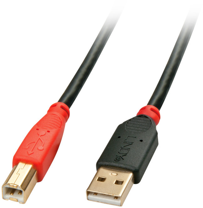 Lindy Kabel USB USB 2.0 Kabel Typ A/B 15m Typ A/B M/M High/Full/LowSpeed 42762