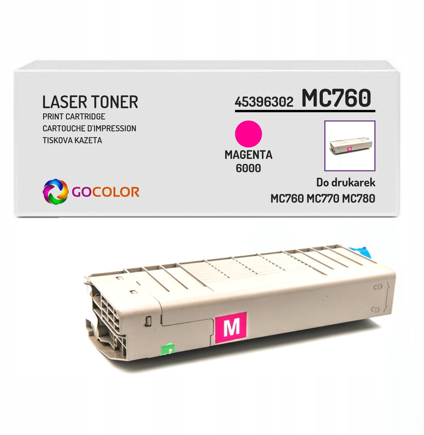 Toner do Oki MC770dn 45396302 Magenta