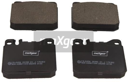 MaxGear Zestaw klocków hamulcowych, hamulce tarczowe 19-0434 19-0434