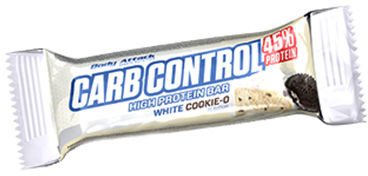 Фото - Інше спортивне харчування Body Attack Baton Carb Control - 100g - White Cookie-O - Batony 