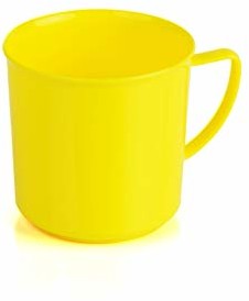 Kimmel Kimmel 21-000-1502-1 kubek z uchem mały 180 ml, tworzywo sztuczne, żółty 21-000-1502-1