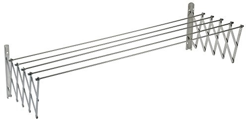Sauvic sauvic séchoir A linge Extensible inoxydable  140 cm 90805