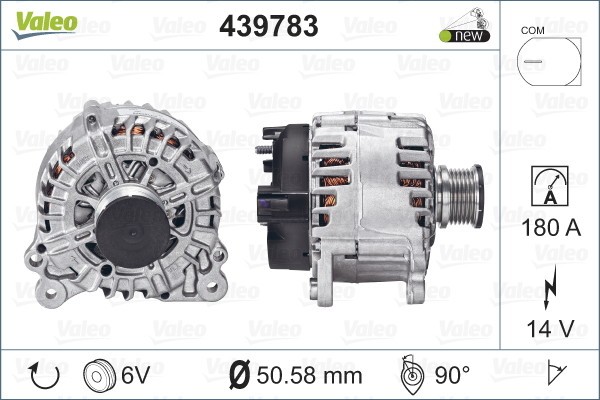 VALEO alternator nowy 439783 439783