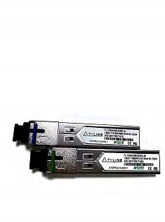 Moduł wkładka Sfp Wdm 1310/1550 Sm Sc 20 km kpl.