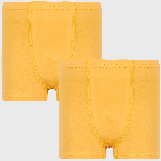 GARNA MAMA sp. z o.o. 2 PACK żółtych chłopięcych bokserek Basic