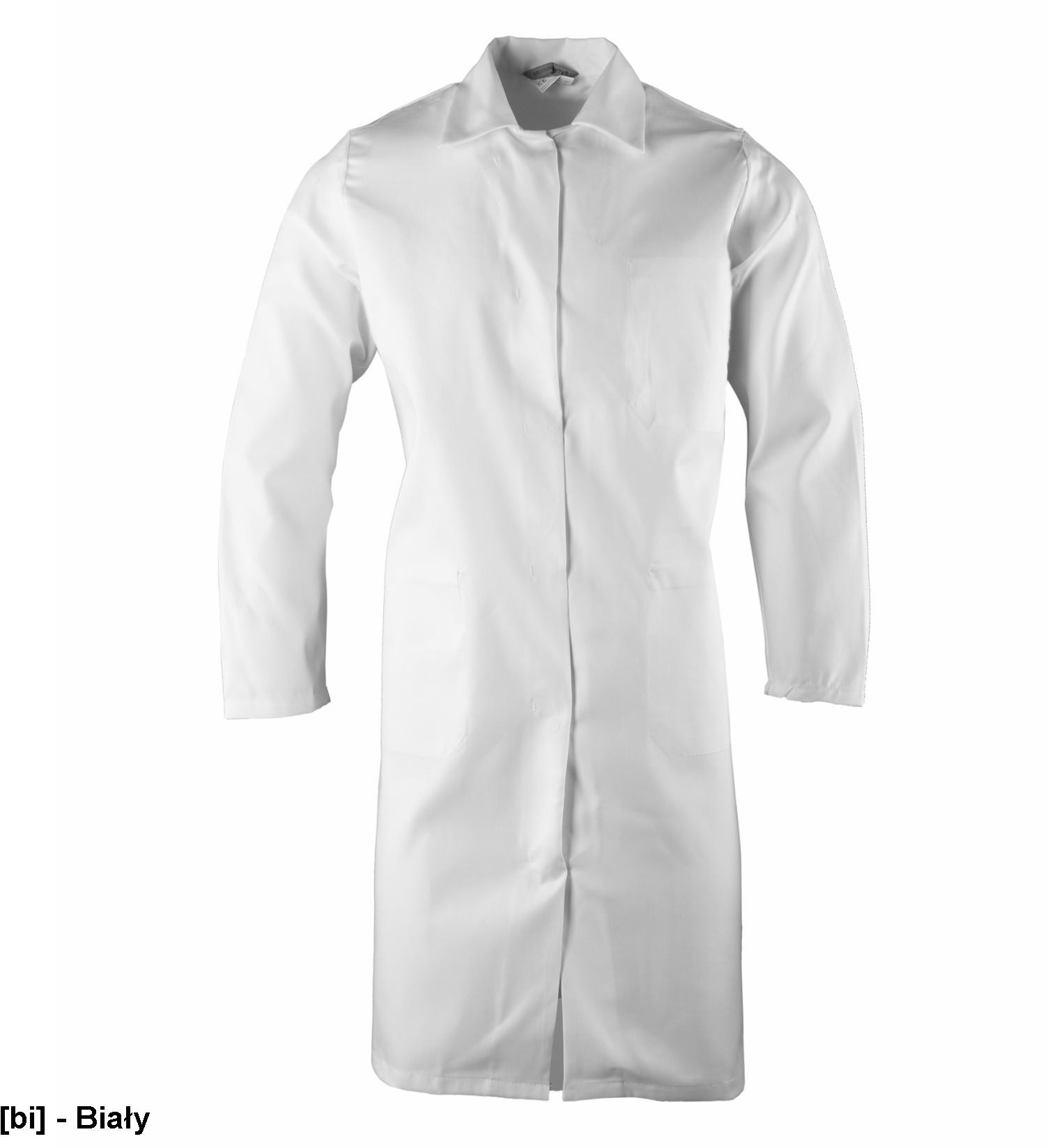 POLSTAR AWFA - BRIXTON WHITE FARTUCH DAMSKI HACCP, POLIESTER/BAWEŁNA (65% /35%), 190G/M2 - S-3XL AWFA