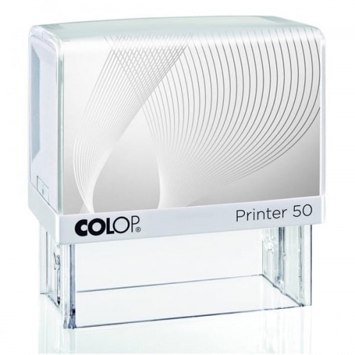 Colop Pieczątka PRINTER IQ 50 biały poduszka czarna /PR.IQ.R.10.BI.CA/ CL596