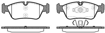 RoadHouse Zestaw klocków hamulcowych, hamulce tarczowe 2384.60