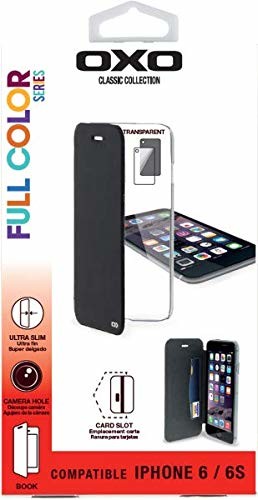 OXO Etio folia do iPhone 6, przezroczysta i czarna XBOIP6COTBK7