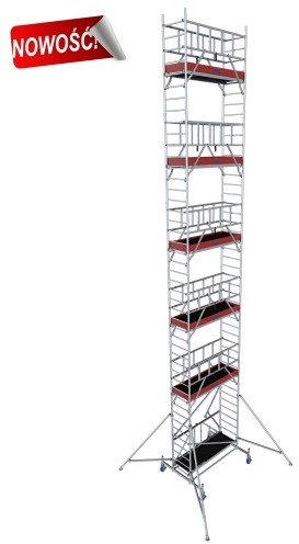 Krause Rusztowanie aluminiowe PROTEC XS wys.rob. 12,80 m (942203)