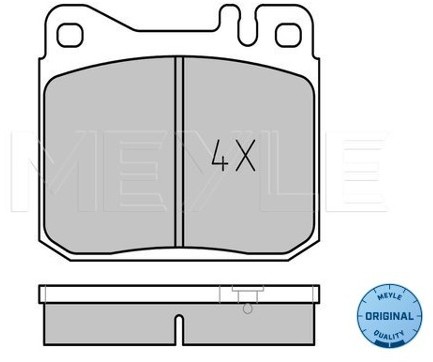 Wulf Gaertner Autoparts Zestaw klocków hamulcowych, hamulce tarczowe Wulf Gaertner Autoparts 025 203 4117