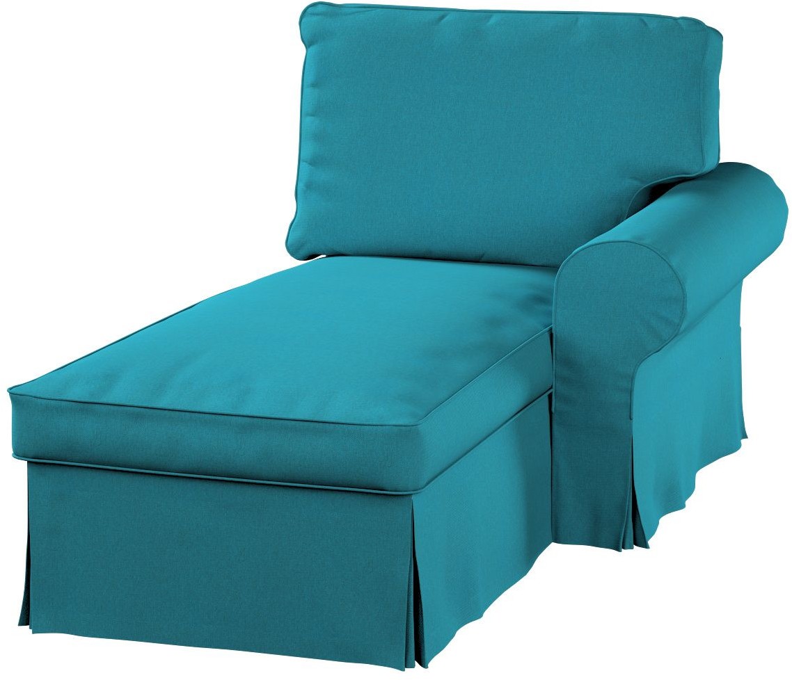 Dekoria Pokrowiec na szezlong Ektorp prawy turkus 84 x 166 x 73 cm Etna 641-705-16