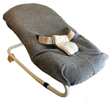 Unbekannt Pętle frotte-poszewka na poduszkę do Baby ślizgacz  szary