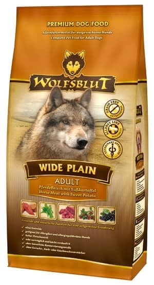 Wolfblut Wide Plain konina i bataty 12,5kg
