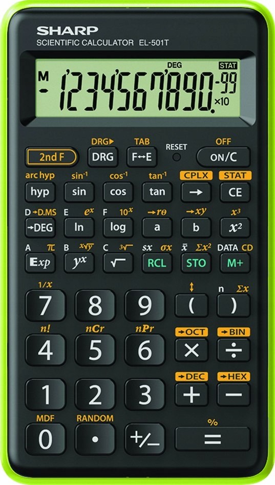 Sharp Calculator Scientific Blister EL501TBGR