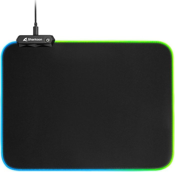 Sharkoon Podkładka 1337 RGB V2 Gaming Mat 360 gaming mouse pad black 4044951029976