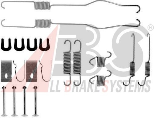 ABS All Brake Systems ABS 0694q akcesoria zestawu, szczęki hamulcowe 0694Q